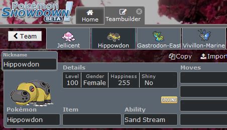smogon shiny|Teambuilder .